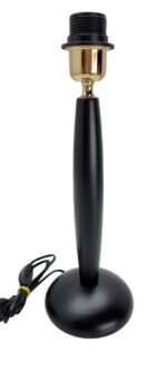 BASE LAMPADA ABAT JOUR IN LEGNO ATTACCO LAMPADINA E27 VITE GRANDE - immagine 4