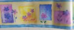 BORDURE ADHÉSIVE AVEC FLEURS 101332