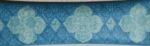 BORDURE ADHÉSIVE AVEC FLEURS SUR FOND BLEU 174730