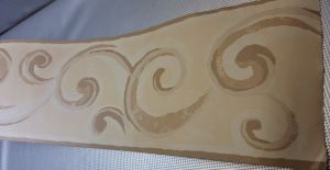 BORDURE ADHÉSIVE BLOOMSBURY BEIGE