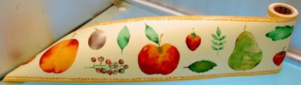 BORDURE ADHÉSIVE FRUITS NATURELS