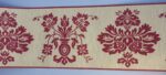 BORDURE ADHESIVE ORNEMENTALE BORDEAUX