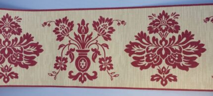 BORDURE ADHESIVE ORNEMENTALE BORDEAUX