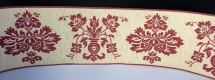 BORDURE ADHESIVE ORNEMENTALE BORDEAUX