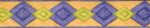 Bordure autocollante octogone bleue