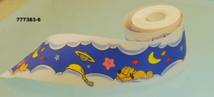 BORDURES ADHÉSIVES DISNEY MICKEY MOUSE H. 5,3cm.x 10 mt.