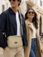 BORSA TRACOLLA CARPISA BEIGE UNISEX - immagine 2