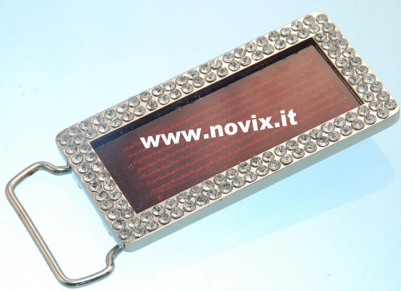 boucle-avec-du-strass-x-ceinture-led-rouge-display-coulissant-711e84ed BOUCLE AVEC DU STRASS X CEINTURE - LED ROUGE DISPLAY COULISSANT
