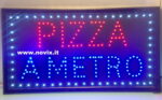 INSEGNA PIZZA A METRO