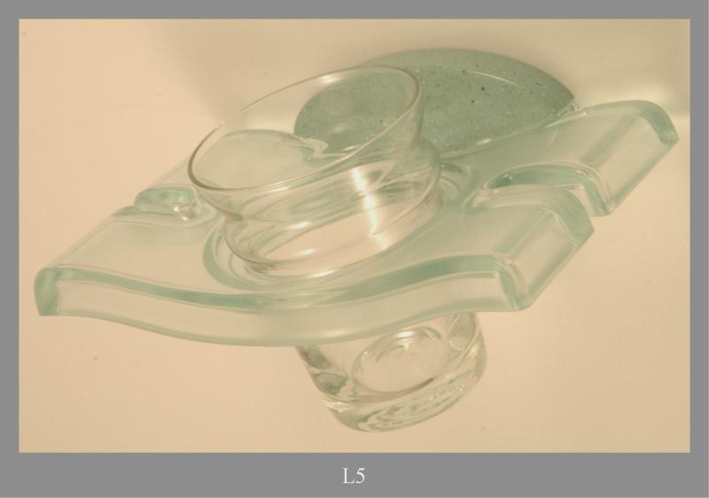 porte-verre-en-plastique-transparente-verte-5646327b PORTE VERRE EN PLASTIQUE TRANSPARENTE VERTE - immagine 1
