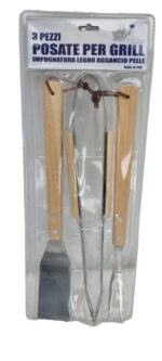 Set de 3 couverts inox BBQ - immagine 9
