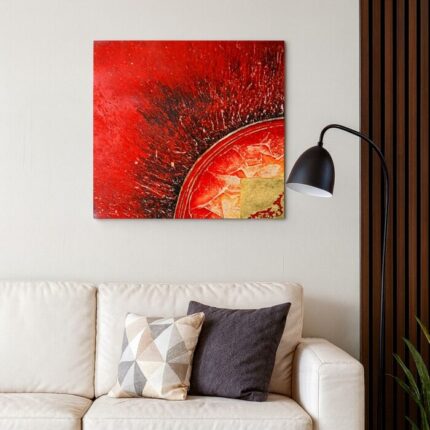 Peintures - Huile sur toile sombre. 60HX60L