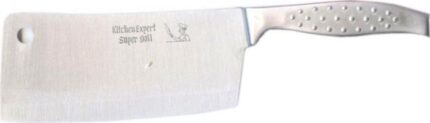 Couteau boucher professionnel avec manche en acier