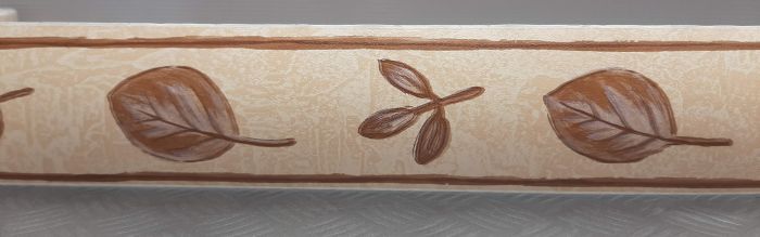 product-12764-0-f6440629-700 BORDURE ADHÉSIVE DÉCORATIVE FEUILLE MARRON - immagine 1