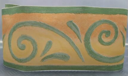 BORDURE ADHÉSIVE AVEC DES VAGUES VERTES 174198