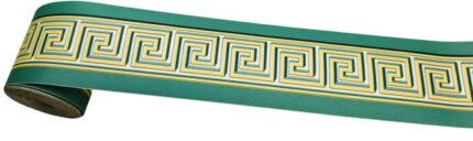 BORD ADHÉSIF VERT GREC H. 5,3 cm.x 10 mt
