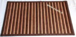 TAPIS BAMBOU MARRON BEIGE 55x140 cm