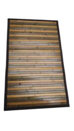 TAPIS BAMBOU MARRON BEIGE 55x140 cm - immagine 2