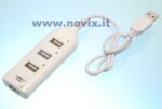 HUB USB 4 PORTE  MULTIUSO PC ... - immagine 3