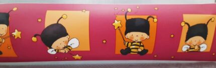 BORDURE ADHÉSIVE  ABEILLE FILM ROSE 174549