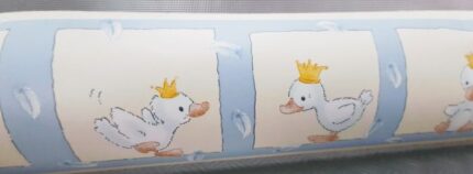 BORDURE ADHÉSIVE POUSSINS BLEU