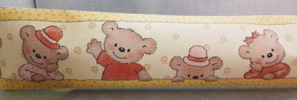BORDURE ADHÉSIVE AVEC OURSON POUR BÉBÉ
