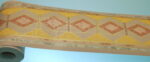 BORDURE ADHÉSIVE OCTOGONE MARRON 174099