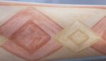 BORDURE ADHÉSIVE  ROSE LOSANGE