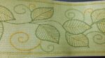BORDURE ADHÉSIVE FEUILLE VERTE 667059