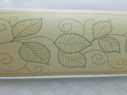 BORDURE ADHÉSIVE FEUILLE VERTE 667059