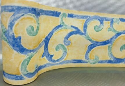 BORDURE ADHÉSIVE  AVEC ONDES BLEUES 31774