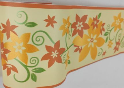 BORDURE ADHÉSIVE AVEC FLEUR D'ORANGER 441597