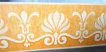 BORDURE ADHÉSIVE JAUNE AVEC ONDES 176352