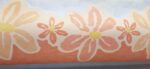 AUTOCOLLANT DE FRONTIÈRE FLEURS D'ORANGE
