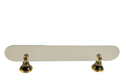 ETAGERE "CAMPANILE" NOIR DORÉ