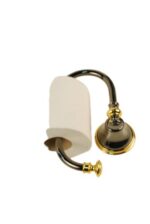 PORTE ROULEAU "CAMPANILE" NOIR DORE - immagine 3