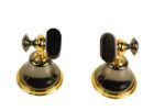 PORTE MIROIR "CAMPANILE" NOIR DORE