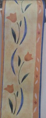 BORDURE ADHÉSIVE AVEC TULIPES