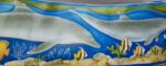 BORDURE ADHÉSIVE  AVEC LES DAUPHINS 092613 - immagine 2