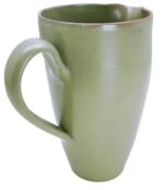 CARAFFA ARTIGIANALE IN CERAMICA VERDE FATTA A MANO CASA DECO - immagine 7