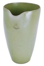 CARAFFA ARTIGIANALE IN CERAMICA VERDE FATTA A MANO CASA DECO - immagine 6
