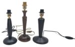 BASE ABAT JOUR IN LEGNO ATTACCO LAMPADINA E14 COMPLETA DI INTERRUTTORE