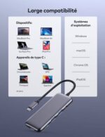 Hub USB C VAVA pour PC Macbook Pro Air DUAL type C Adapter HDMI 4k USB Player