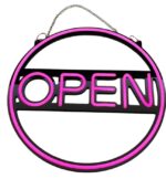 ENSEIGNE OPEN AU NÉON LED RGB AVEC TÉLÉCOMMANDE - immagine 5
