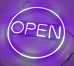 ENSEIGNE OPEN AU NÉON LED RGB AVEC TÉLÉCOMMANDE - immagine 3