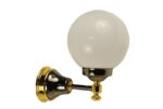 APPLIQUE DA PARETE BAGNO CLASSIC  ORO 22K GRIGIO - immagine 2