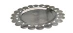VASSOIO DECORATIVO CENTRO TAVOLA ACCIAIO INOX DIAM. 23 cm. - immagine 3