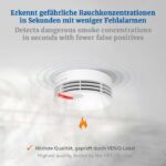 Le détecteur de fumée Genius Plus Edition détecte la fumée et déclenche une alarme en cas de danger, avec une large gamm - immagine 5