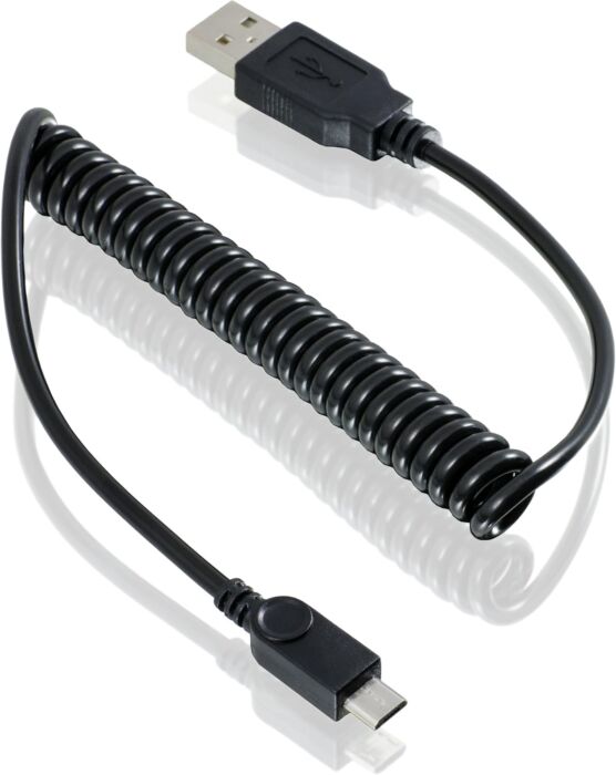 product-18302-0-e0cf3f89-700 Cavo Micro USB 2.0, A-B 1 m – Spirale 50 cm – 150 cm - immagine 1