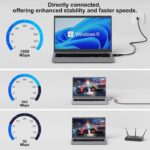 Cavo Ethernet da USB A RJ45 10/100/1000 mbit/s, Cat 6 FTP, da USB A Maschio A RJ45 maschio, USB 3.2 Gen 1, R - immagine 3
